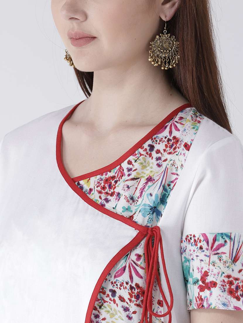 women's angrakha kurta - 16792509 -  Standard Image - 3