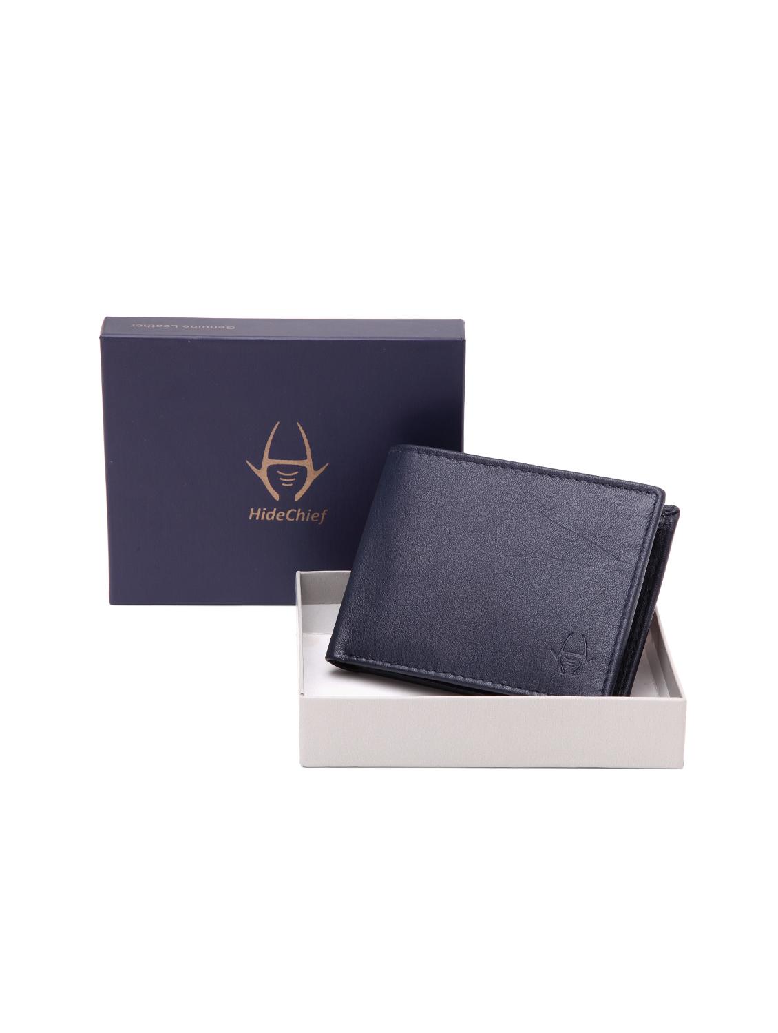 navy blue leather wallet - 16793298 - Standard Image - 3