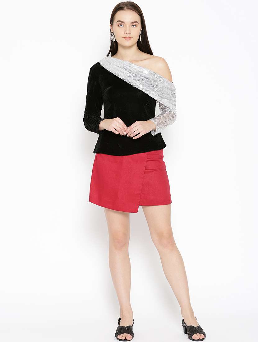 women's embellished off shoulder top - 16796194 -  Standard Image - 3