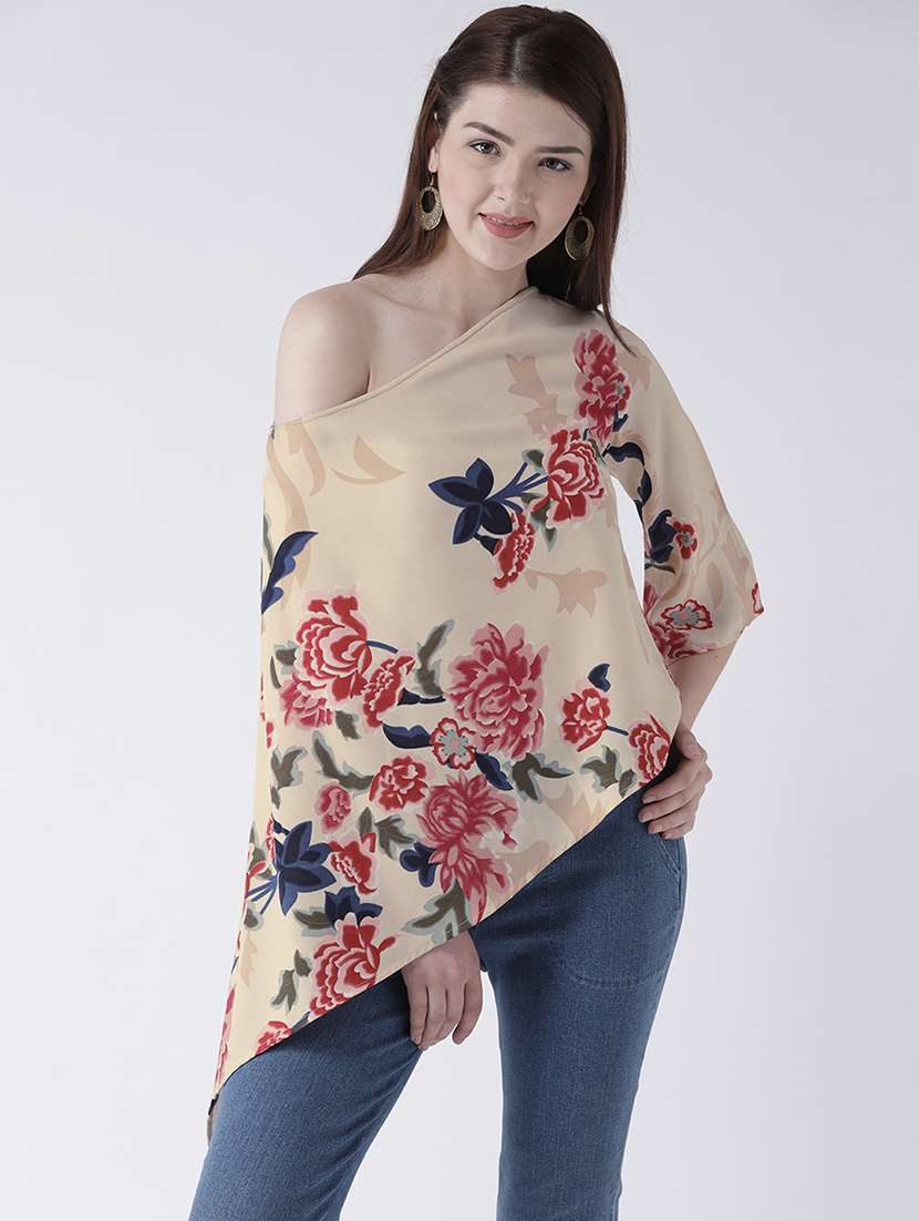 women's asymmetric single shoulder top