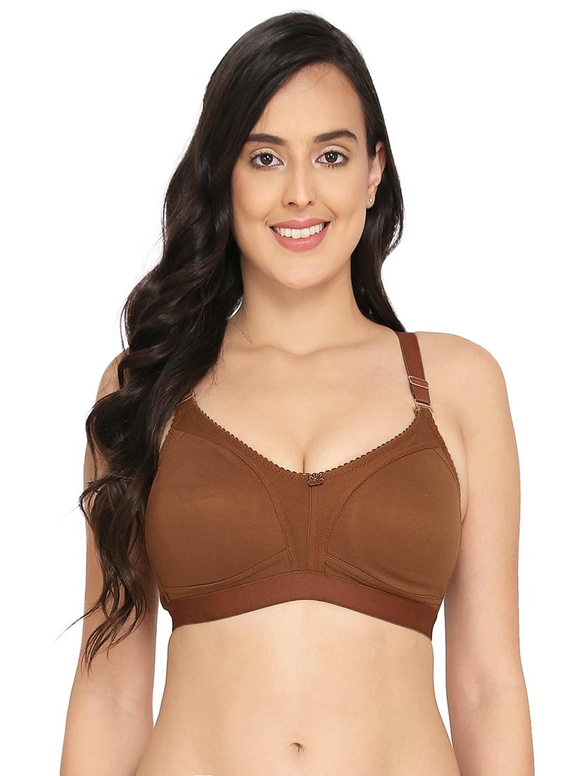 floral patch solid bra - 16796230 - Zoom Image - 0