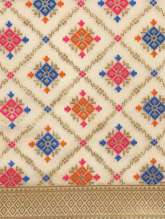 ethnic motif mysore silk saree with blouse - 16796333 -  Standard Image - 3