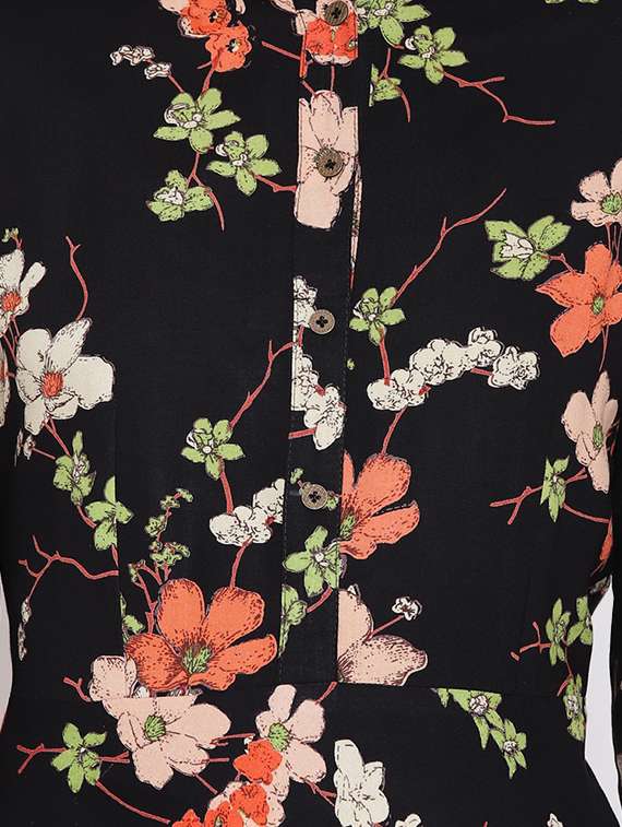 Women's Fit & Flare Floral Dress