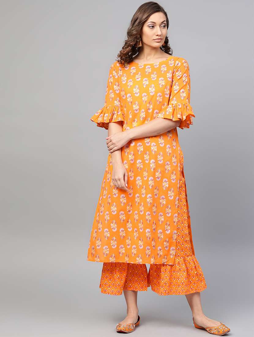 floral kurta palazzo set