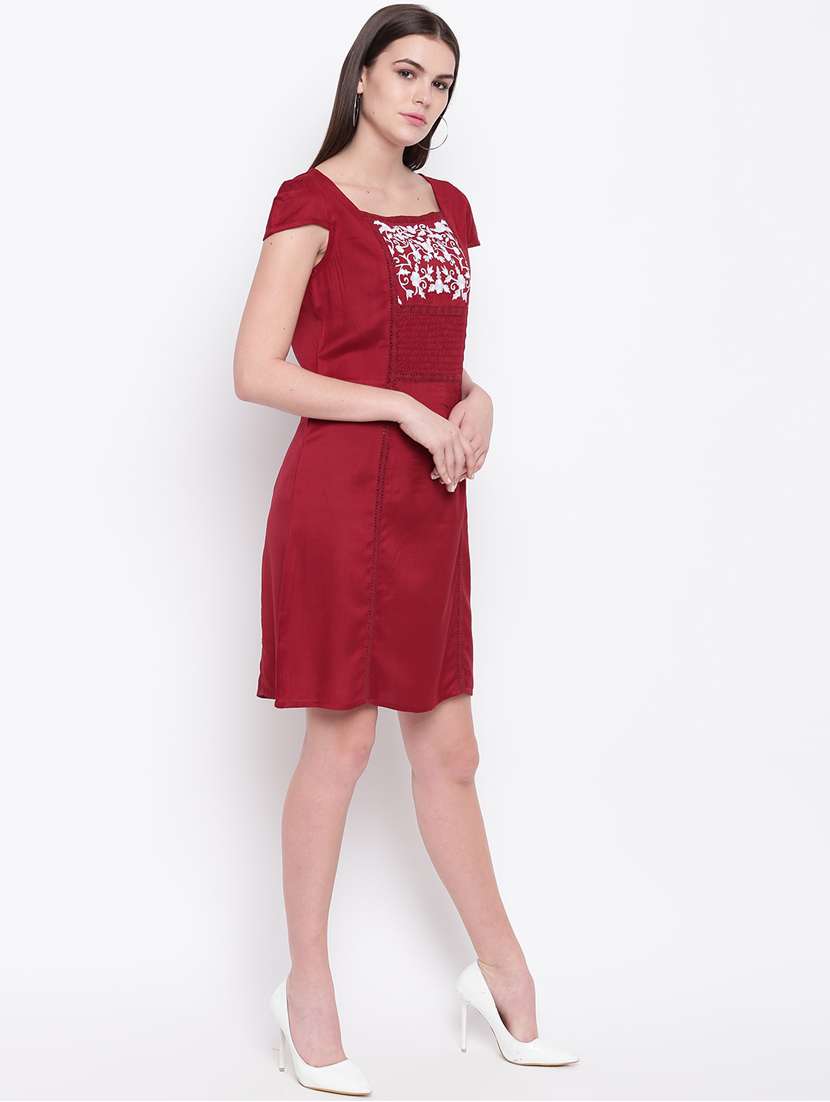 women's fit & flare floral dress - 16810012 -  Standard Image - 3