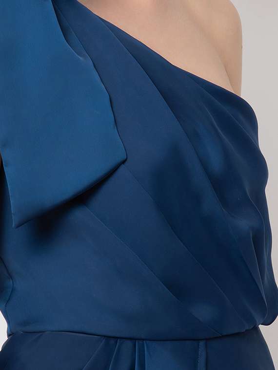 women's asymmetric solid dress - 16810018 -  Standard Image - 3