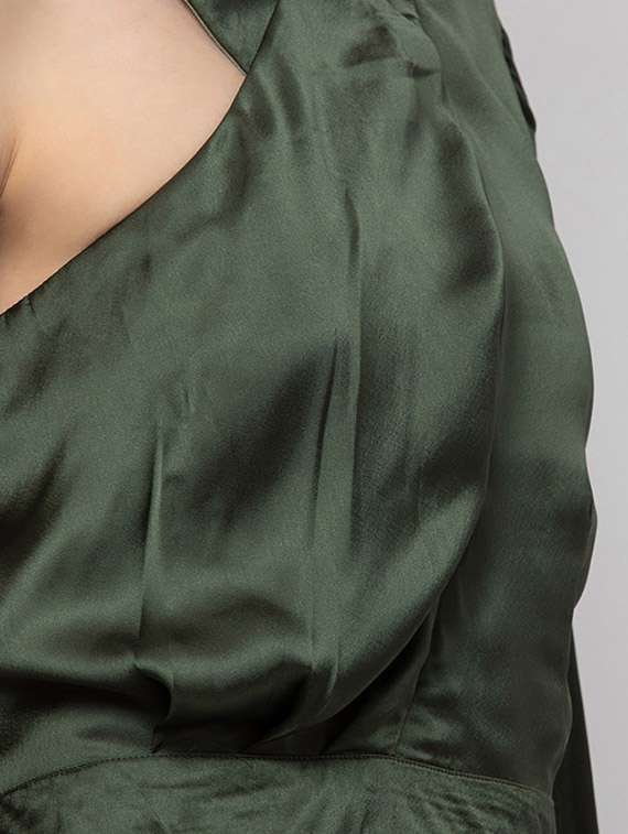 women's fit & flare solid dress - 16810020 -  Standard Image - 3