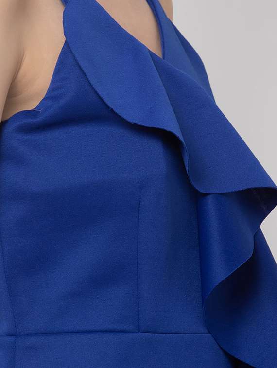 women's high low solid dress - 16810032 -  Standard Image - 3