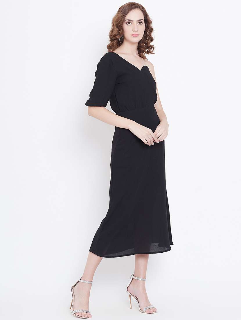 women's  solid dress - 16810033 -  Standard Image - 3