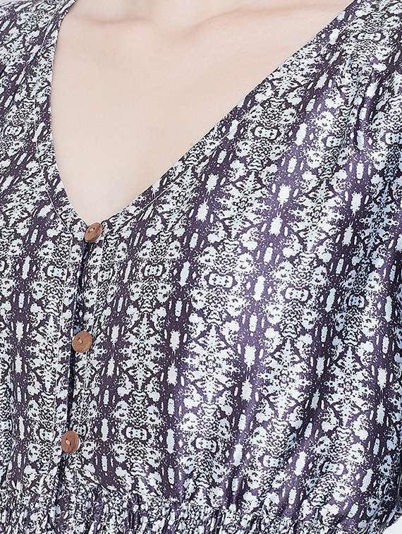 women's fit & flare graphic dress - 16810037 -  Standard Image - 3