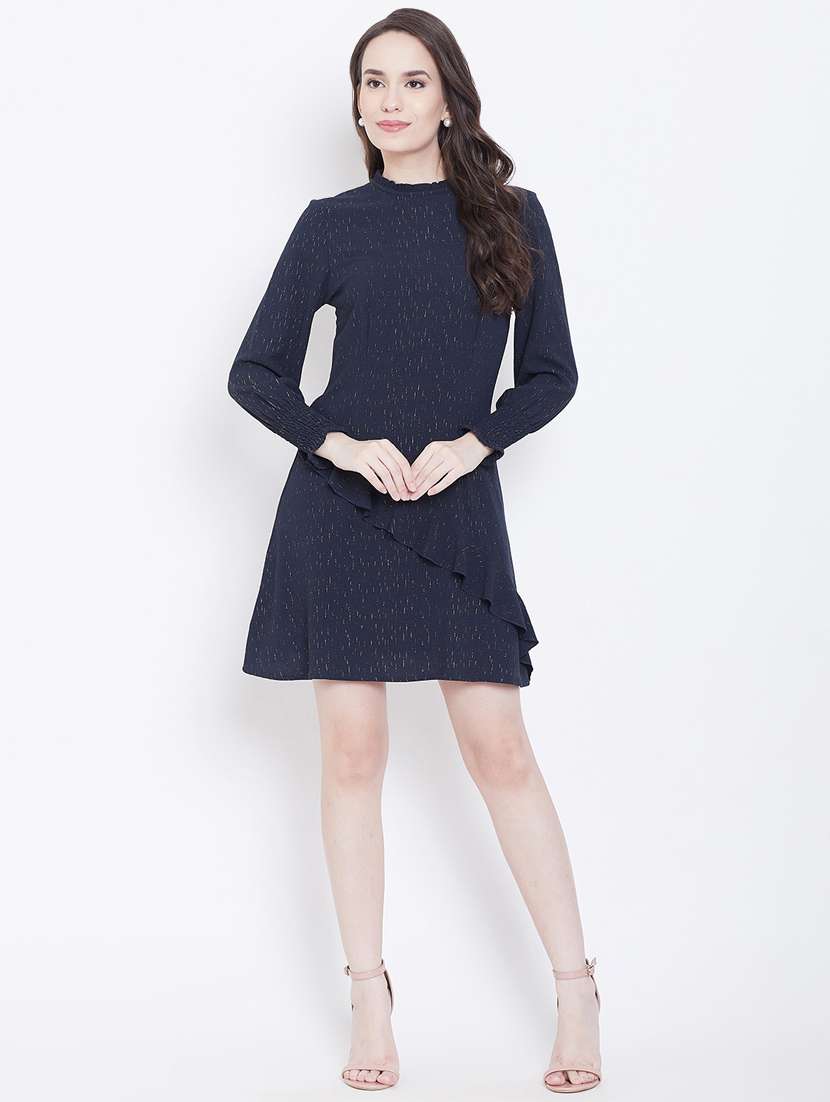 women's layered geometric dress - 16810040 -  Standard Image - 3