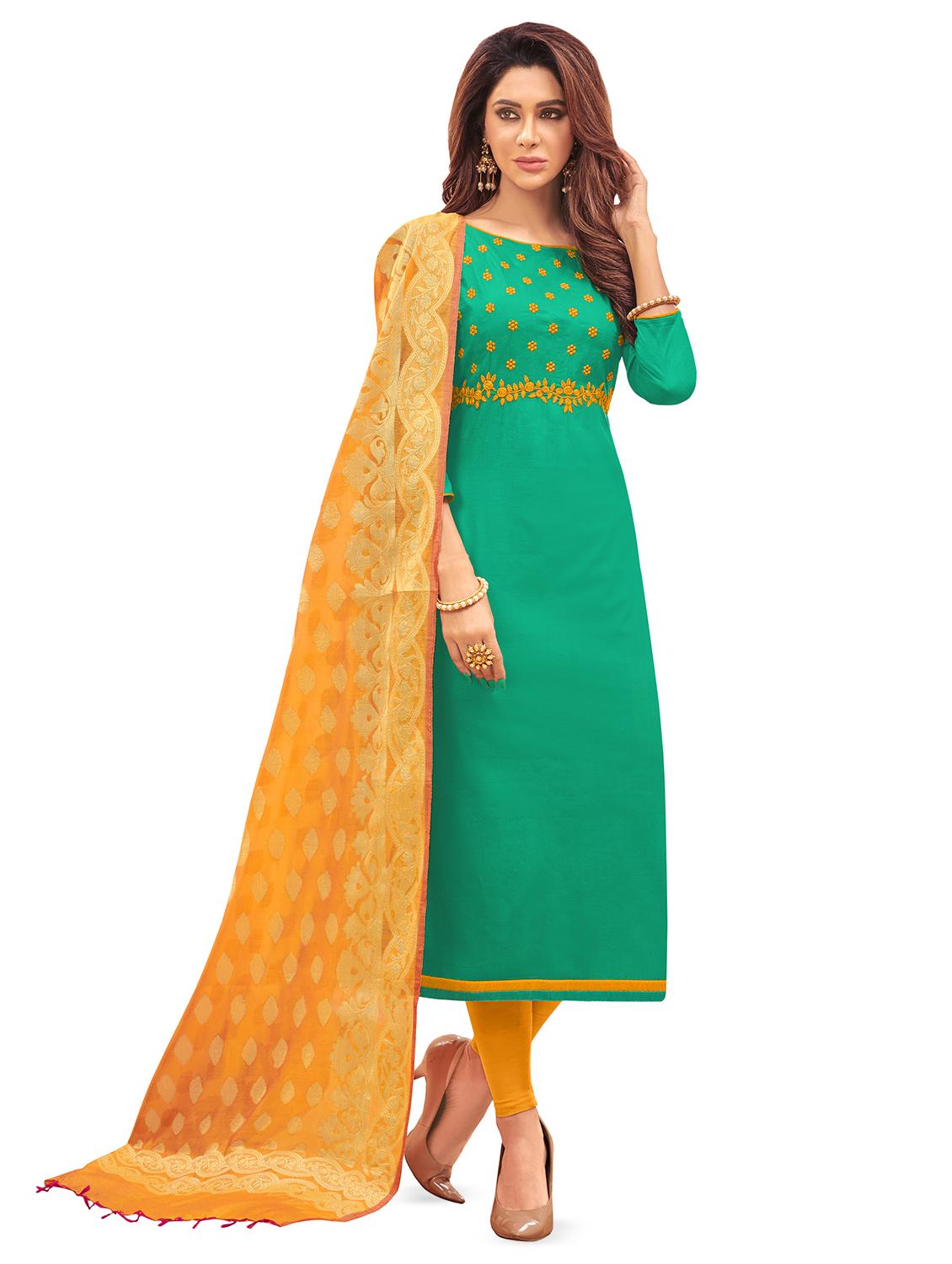 churidaar unstitched suit - 16810265 -  Zoom Image - 0