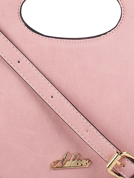 pink leatherette regular sling bag - 16810359 - Standard Image - 3