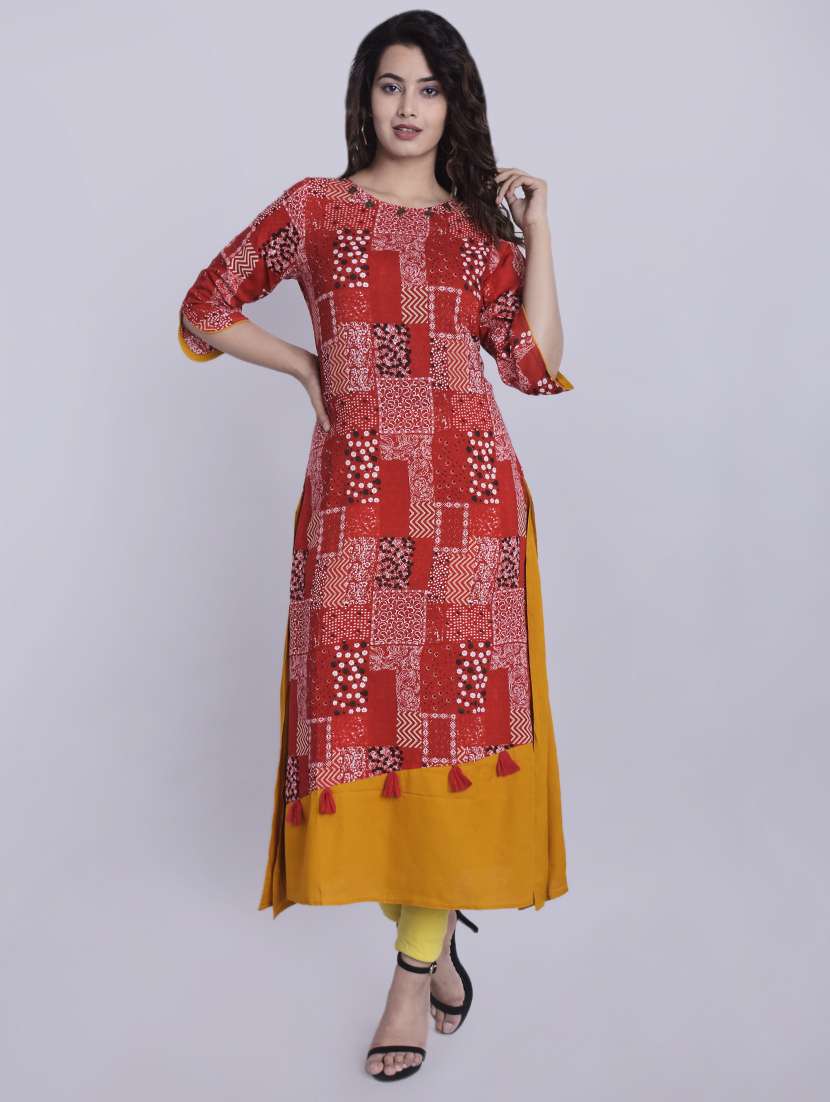 limeroad layered kurtis