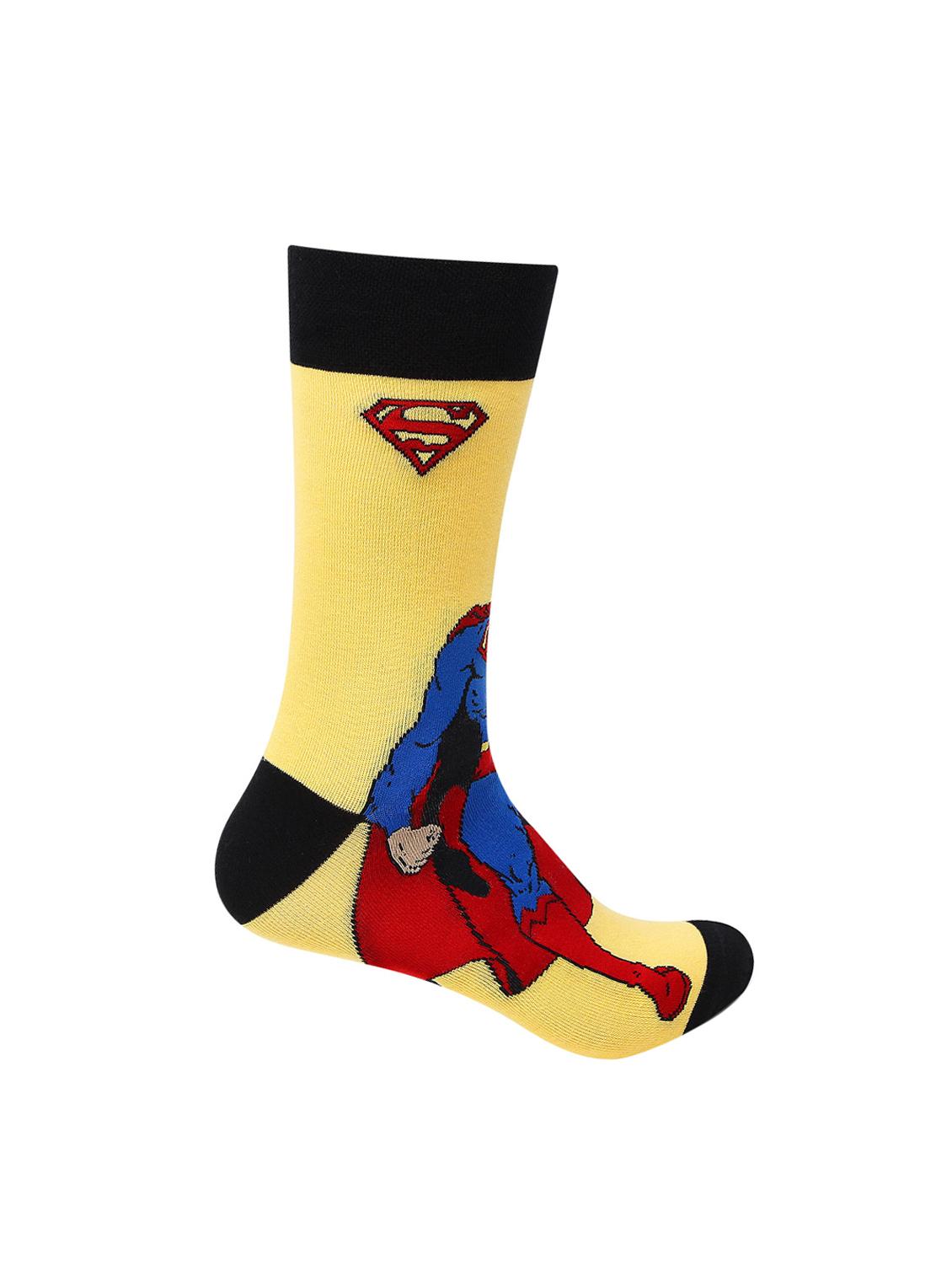 yellow cotton above ankle length socks - 16811323 - Zoom Image - 0