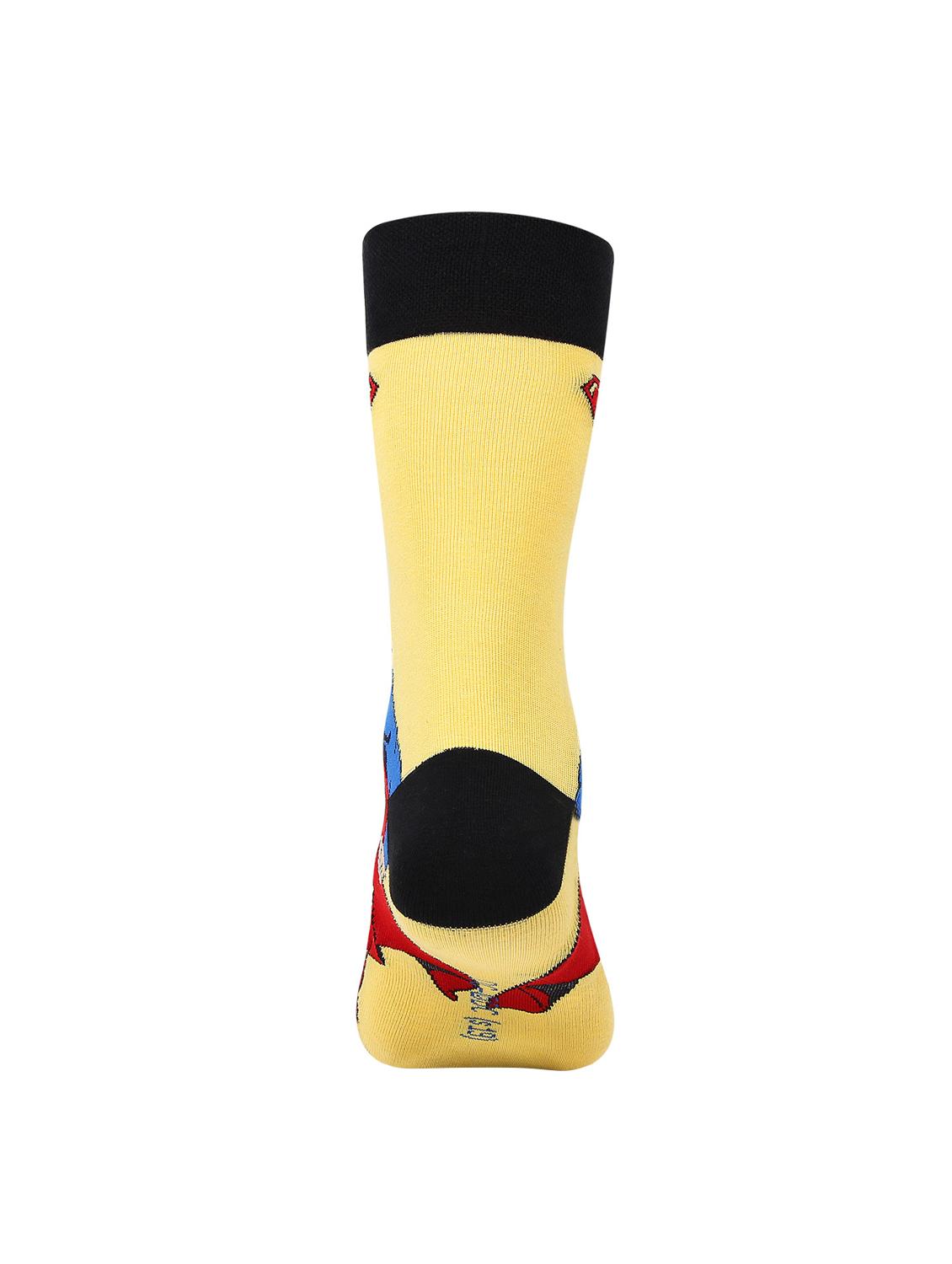 yellow cotton above ankle length socks - 16811323 - Standard Image - 3
