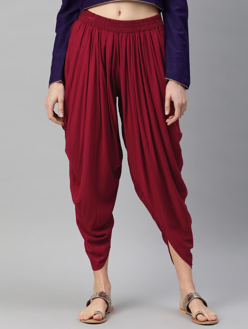 solid dhoti salwar - 16813497 - Zoom Image - 0