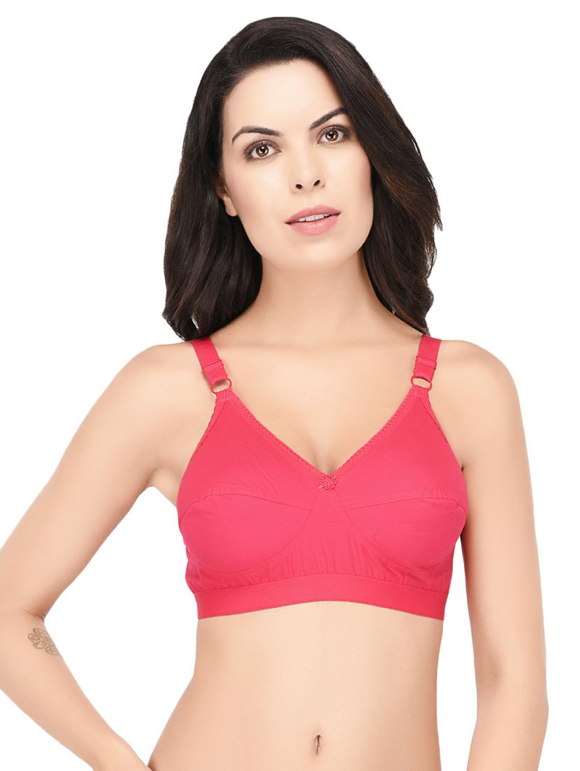 floral patch solid bra - 16813766 - Zoom Image - 0