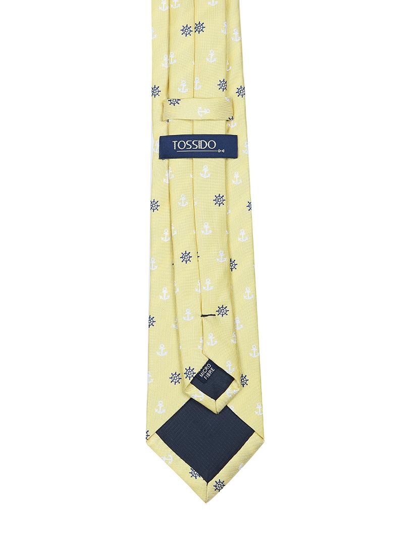beige micro fiber tie - 16815446 - Standard Image - 3
