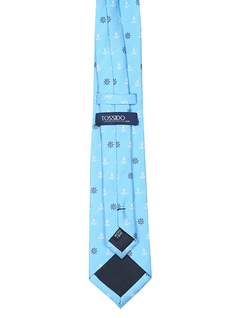 blue micro fiber tie - 16815448 -  Standard Image - 3