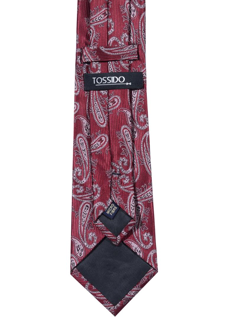 red micro fiber tie - 16815460 - Standard Image - 3