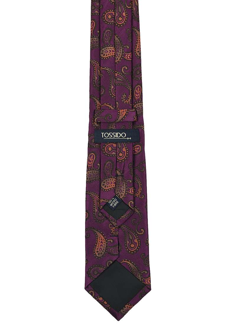 purple micro fiber tie - 16815471 -  Standard Image - 3