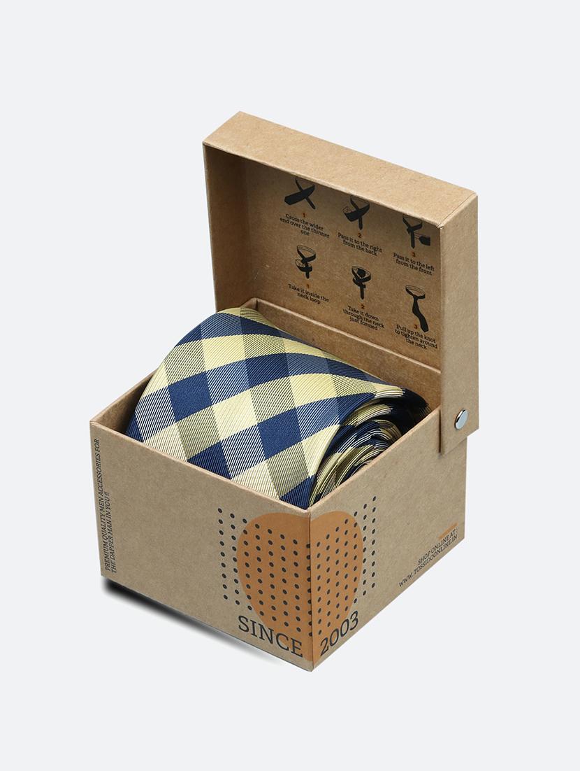 blue micro fiber tie - 16815483 - Standard Image - 3