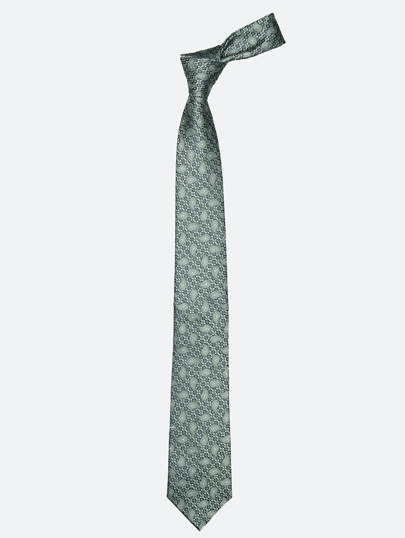 grey micro fiber tie - 16815520 -  Zoom Image - 0