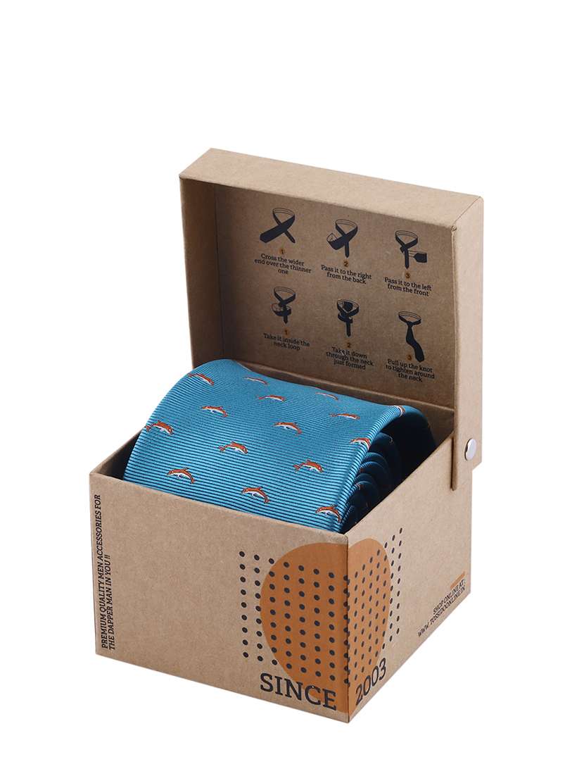 blue micro fiber tie - 16815591 -  Standard Image - 3