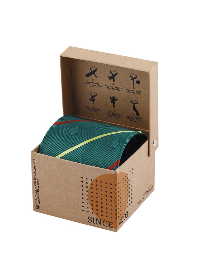 green micro fiber tie - 16815595 - Standard Image - 3