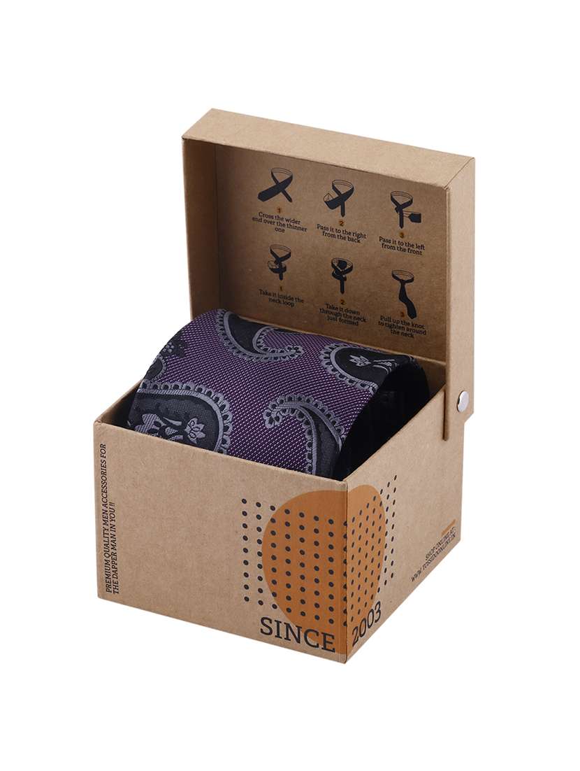 purple micro fiber tie - 16815599 -  Standard Image - 3