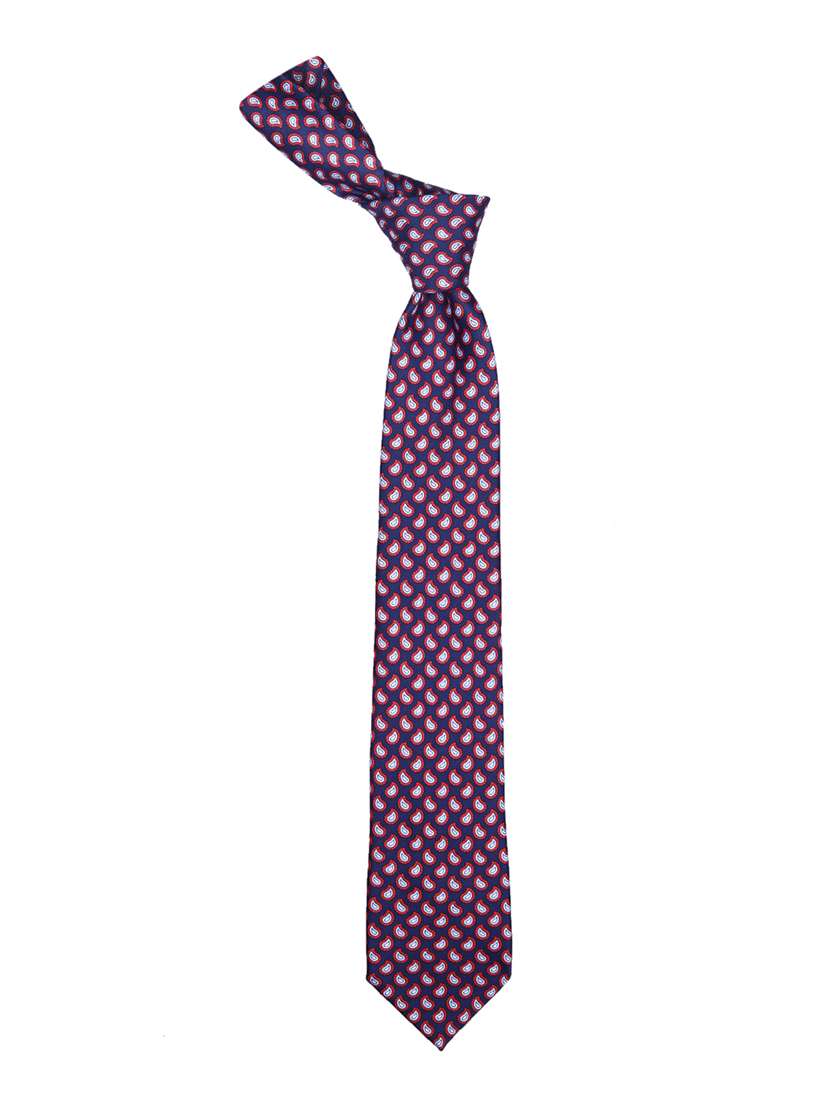 blue micro fiber tie