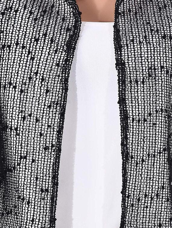 women self design three quarter sleeve formal suit set - 16816475 - Standard Image - 3