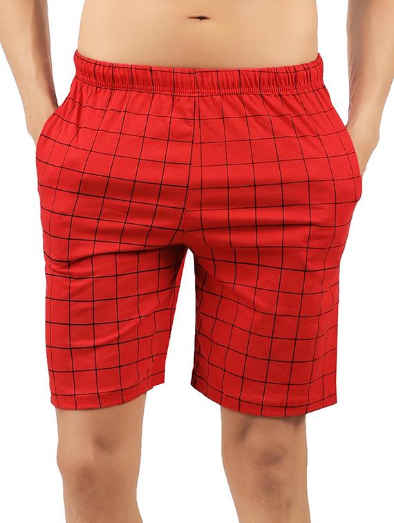 red checkered boxer shorts 