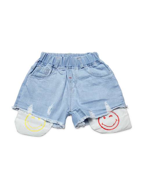 blue cotton shorts & three fourth - 16817341 -  Standard Image - 0