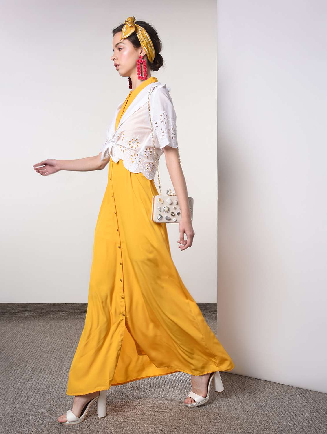 button up a-line shirt dress