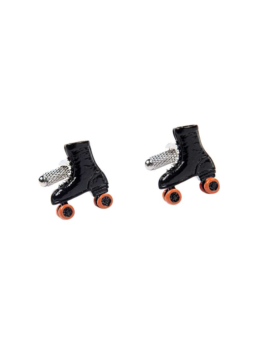 black metal cufflink
