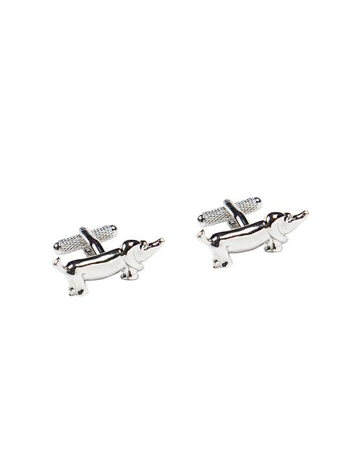 silver metal cufflinks - 16825623 -  Standard Image - 0