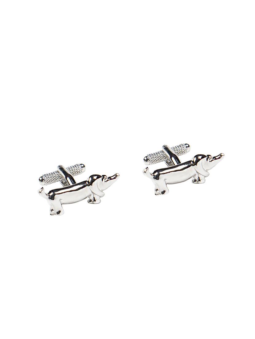 silver metal cufflinks - 16825623 -  Zoom Image - 0