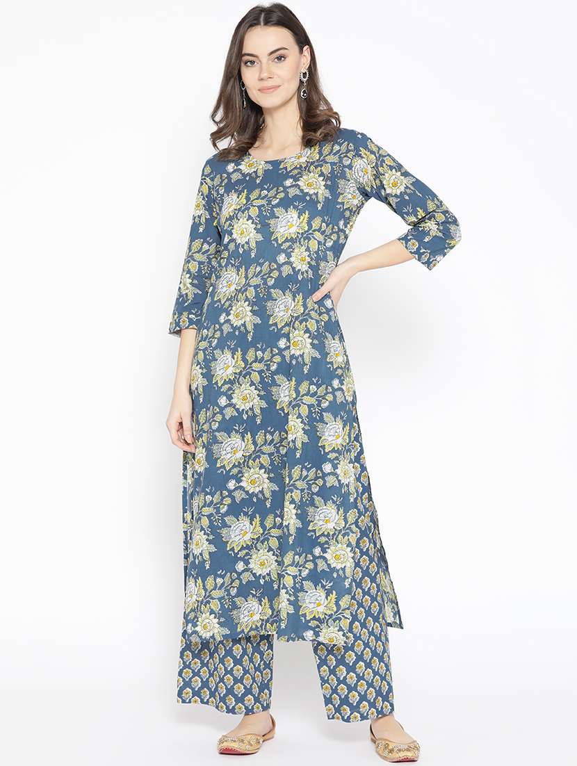 floral kurta palazzo set