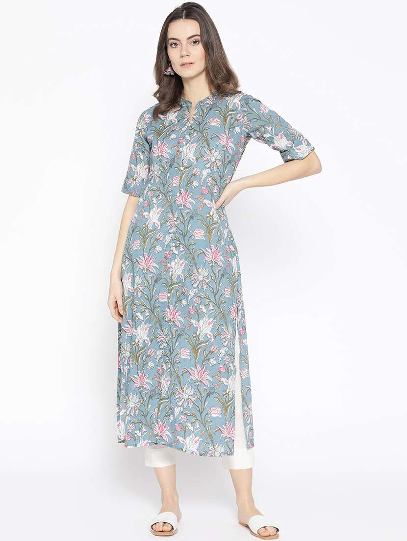 floral kurta pant set