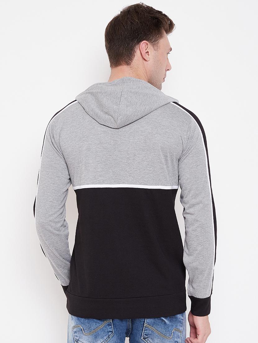mens color block sweatshirt - 16828086 - Standard Image - 3