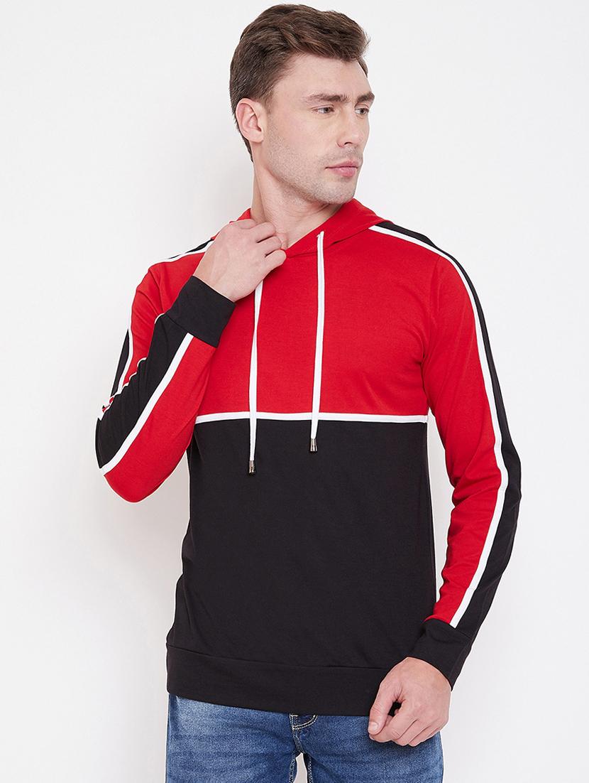 mens color block sweatshirt - 16828087 - Zoom Image - 0