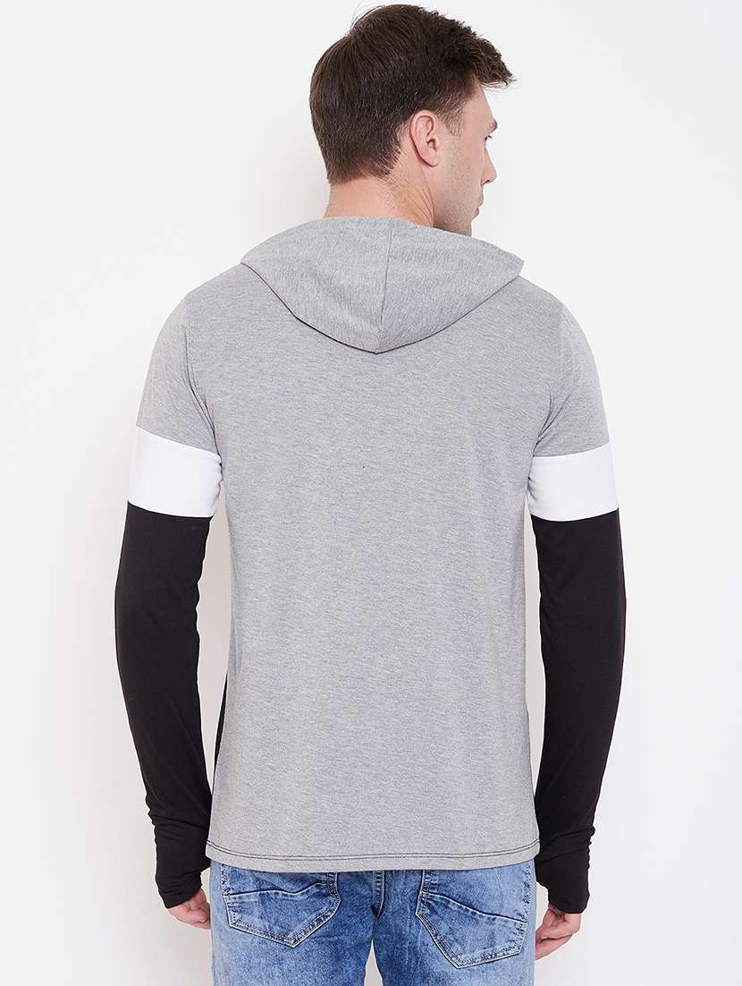 mens color block sweatshirt - 16828090 -  Standard Image - 3