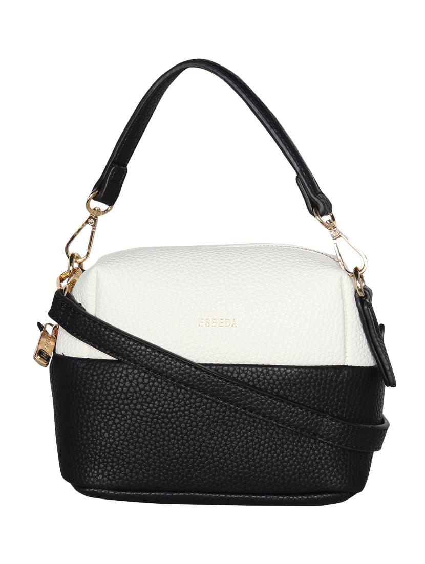 white leatherette regular sling bag - 16829204 -  Zoom Image - 0
