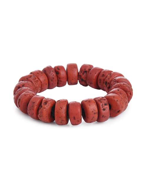 red metal beaded bracelet - 16829824 - Standard Image - 0