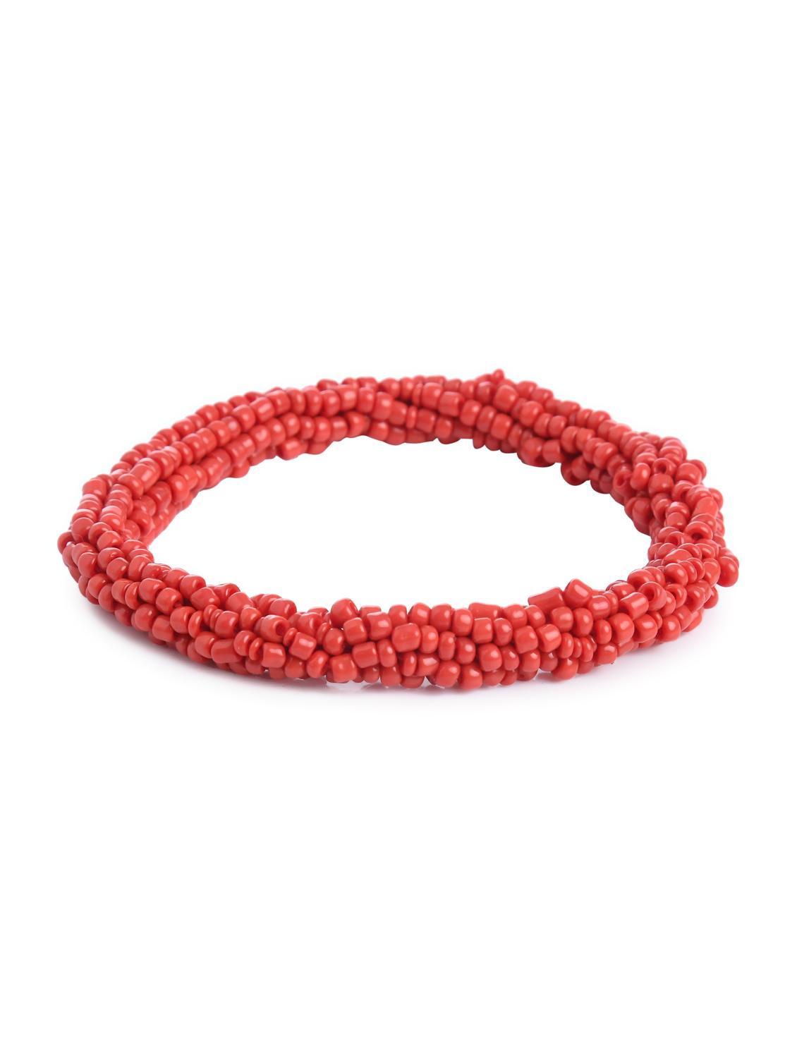 red metal beaded bracelet - 16829825 - Zoom Image - 0