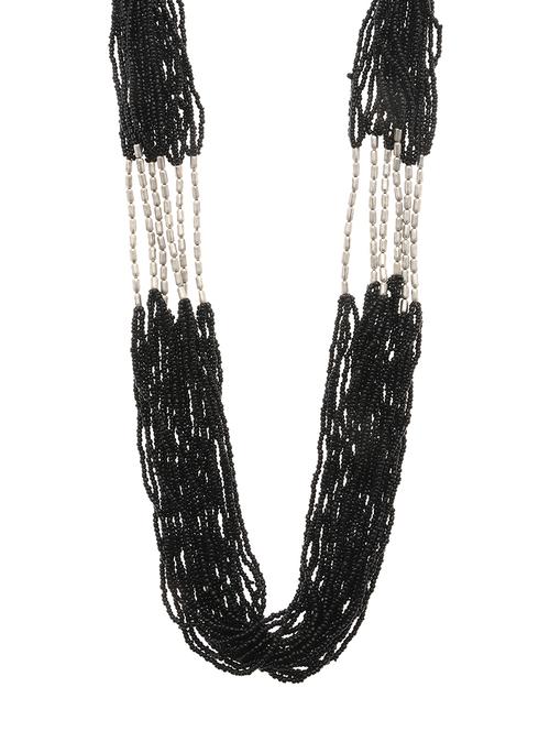 black metal long necklace - 16829905 -  Standard Image - 0