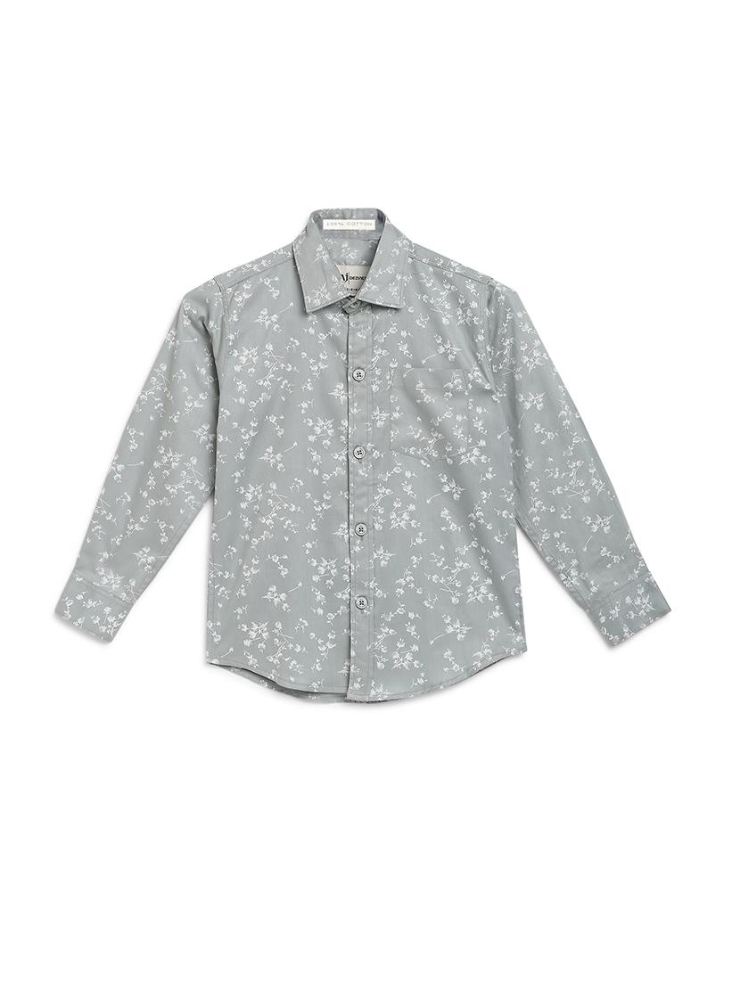 grey cotton shirt - 16830960 - Zoom Image - 0