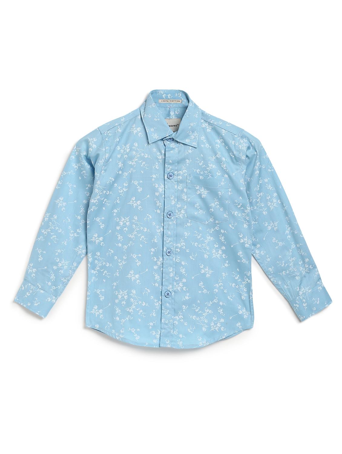 light blue cotton shirt - 16830962 - Zoom Image - 0